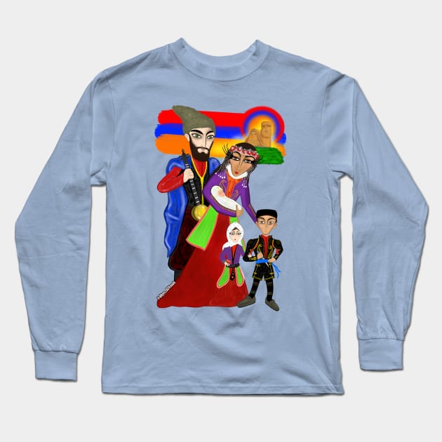 Armenian (Family) ընտանիք Long Sleeve T-Shirt by speciezasvisuals